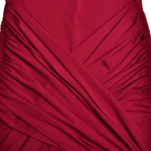 Long Sleeves Knot Sarong Maxi Slinky Jersey Dress - Picture 16 of 27