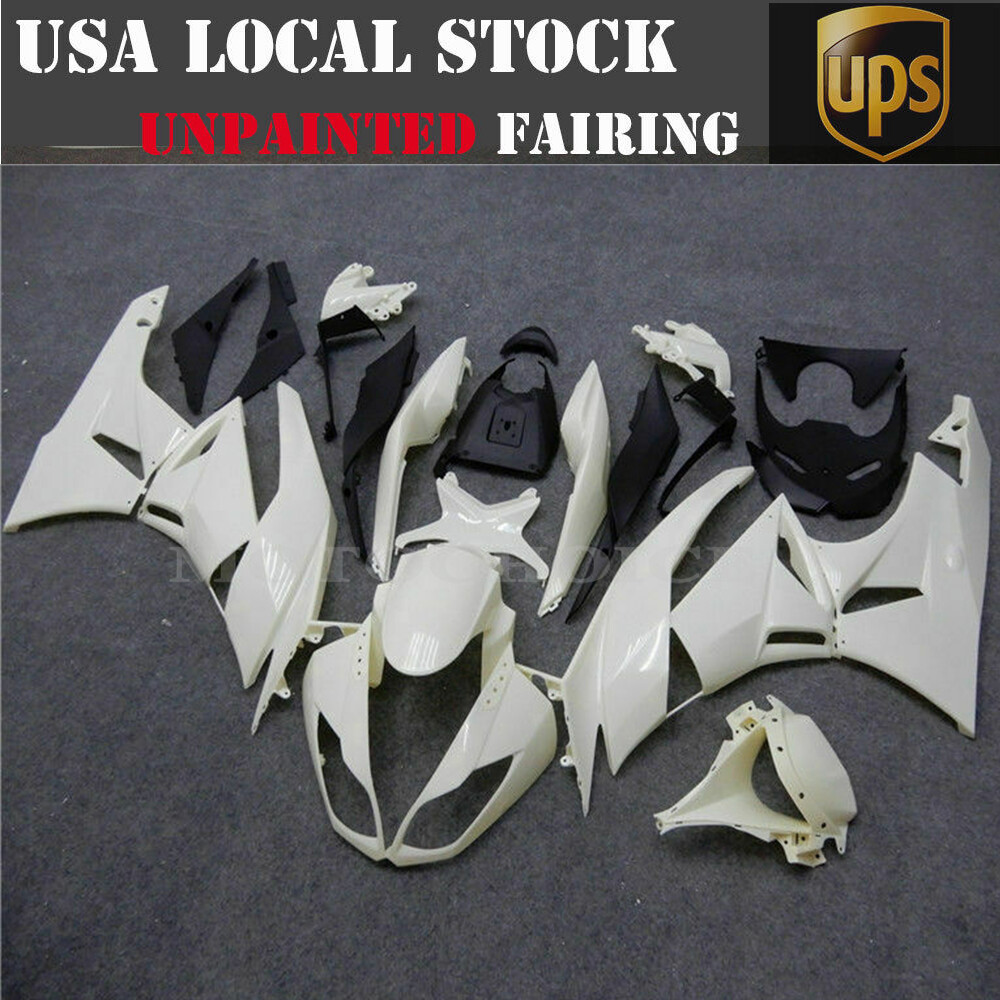For KAWASAKI NINJA ZX6R 2009-2012 Unpainted Fairing Kit Bodywork