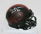 Bills O.J. Simpson "HOF 85" Signed Mini Eclipse Helmet With JSA COA