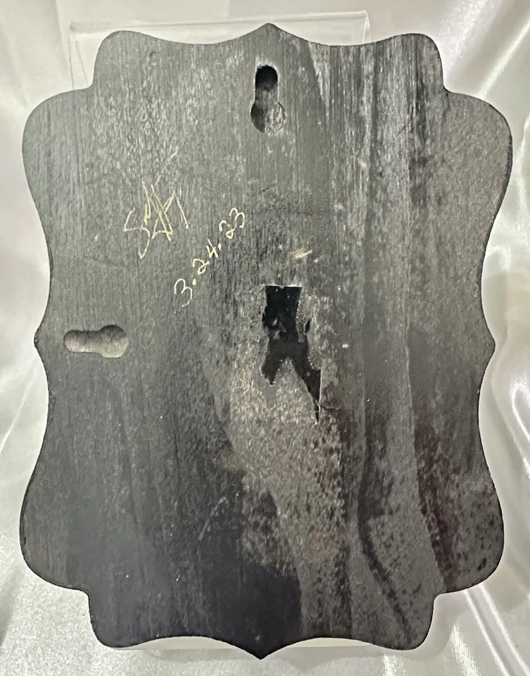 Cerámica anatómica macabra gótica corazón rojo sobre placa de terciopelo 2023 firmada ilegalmente Foto 2 de 3