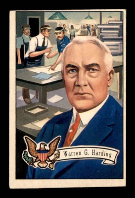 1952 Bowman Presidents #31 Warren G. Harding   G/VG X3429096