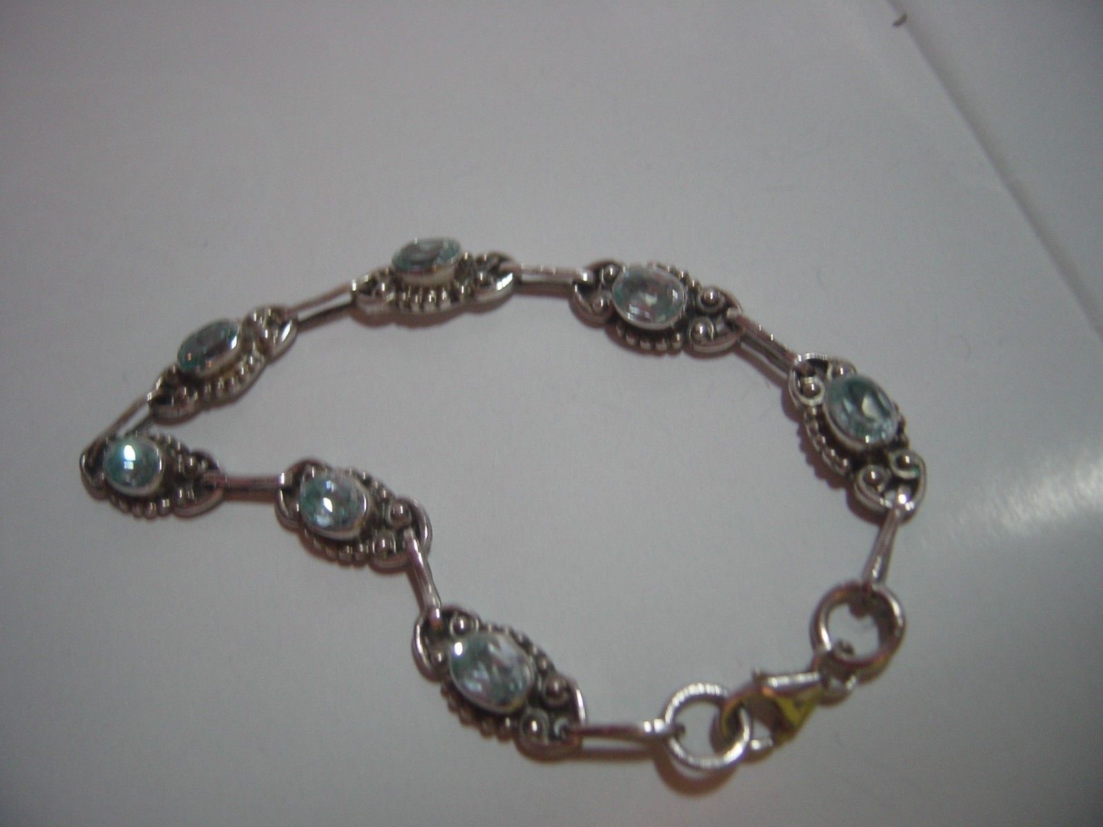 VINTAGE SUPERB SOLID STERLING SILVER BRACELET-GEN… - image 2