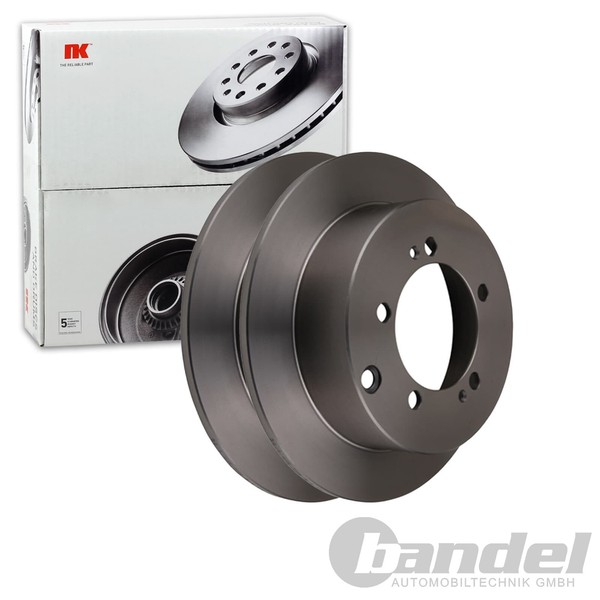 2X NK Bremsscheiben 262Mm Voll Hinten Passend FÜR Mitsubishi Pajero | 203049-image