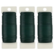 3 Pack Flexible Green Wire 118 Yards 22 Gauge for Crafts  Wreaths