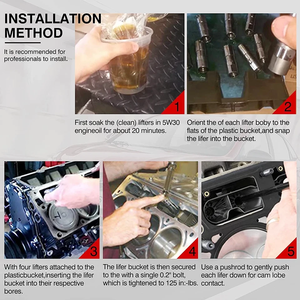 8x 12645725 + 8x 17122490 Active Fuel Management AFM DOD Valve Lifters for Chevy - Image 3 of 4