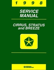 1998 Chrysler Cirrus Stratus Breeze Factory Shop Service Manual 1998 Chrysler Cirrus Stratus Breeze Factory Shop Service Manual