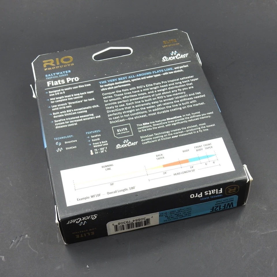 Rio Flats Pro Elite WF-12-F Fly Line. Aqua/Naranja/Arena. (Q). Foto 4 de 4