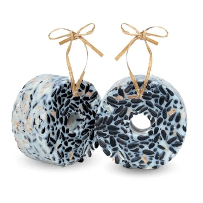 LYRA PET GMBH 12 Stk. Riesenring mit Sonnenblumenkernen je ca. 200 g Wildvogelfutter Lyra Pet®