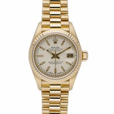 Rolex Datejust 69178 with 26mm 18ct Yellow Gold case and Silver dial. Excelle...