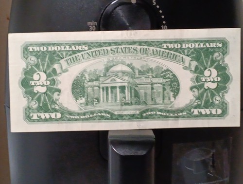 1963 2 Dollar Red Seal Star Note Low Serial Numbers - Picture 2 of 4