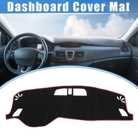 Rutschfest Dash Cover FüR Mitsubishi Outlander 2023, Polyester Schwarz-Rot