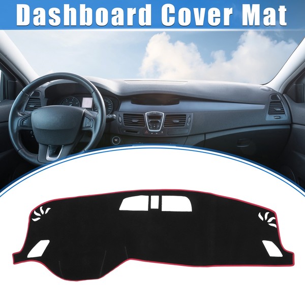 Rutschfest Dash Cover FüR Mitsubishi Outlander 2023, Polyester Schwarz-Rot-image