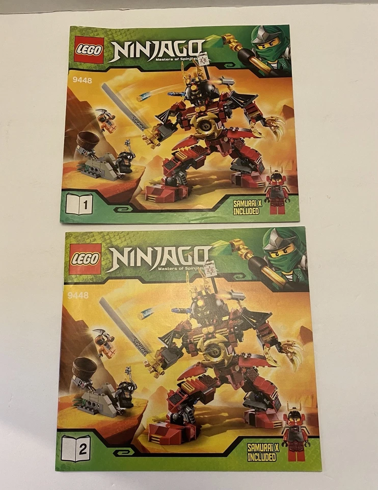 Lego 9448 Ninjago Samuria Mech Completo con Instrucciones 2012 Snike Bytar Nya Foto 4 de 4