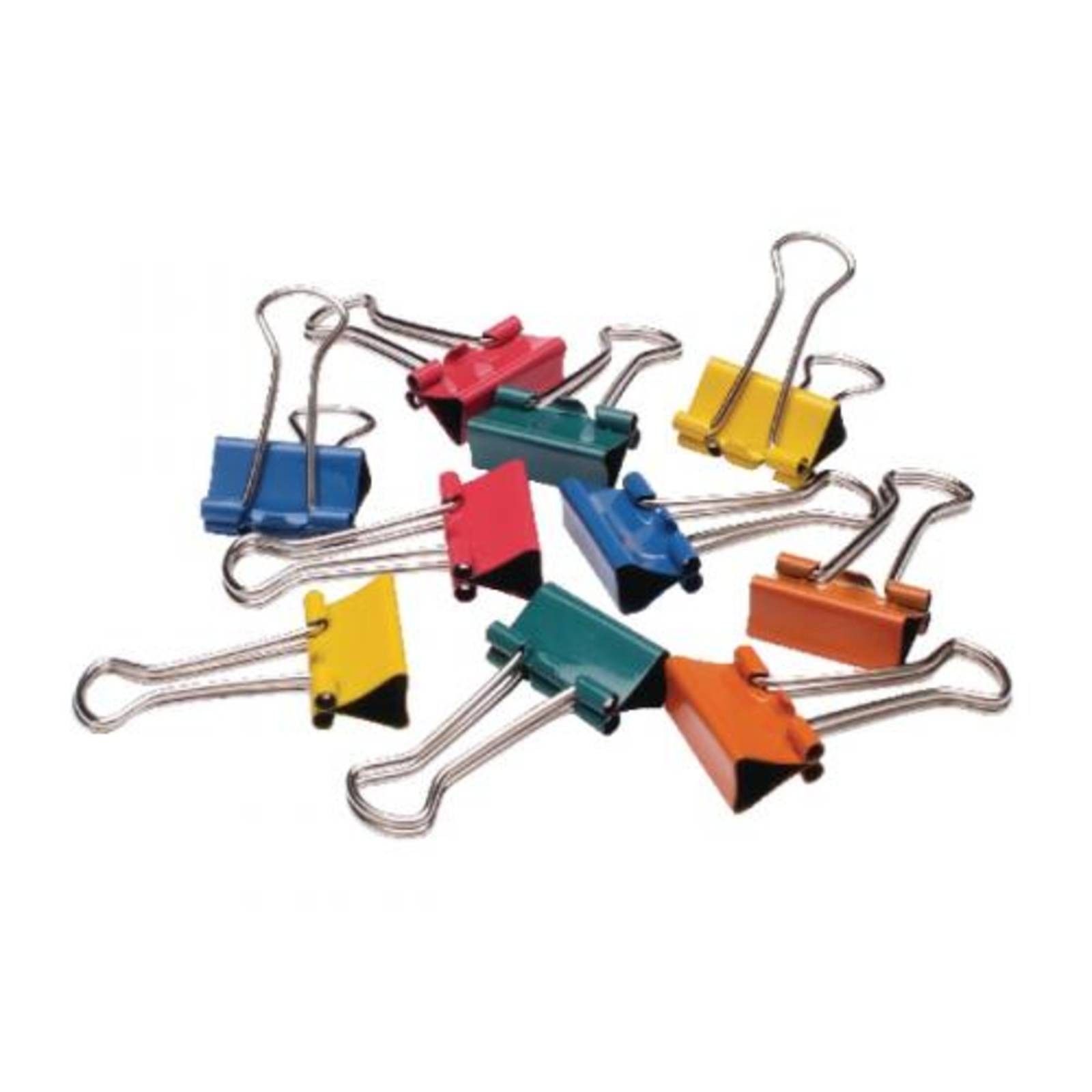 Q-Connect Foldback Clip / Bulldog Clips 19mm Assorted (Pack of 10) KF03651