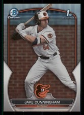 2023 Bowman Chrome Draft Refractors #BDC198 Jake Cunningham