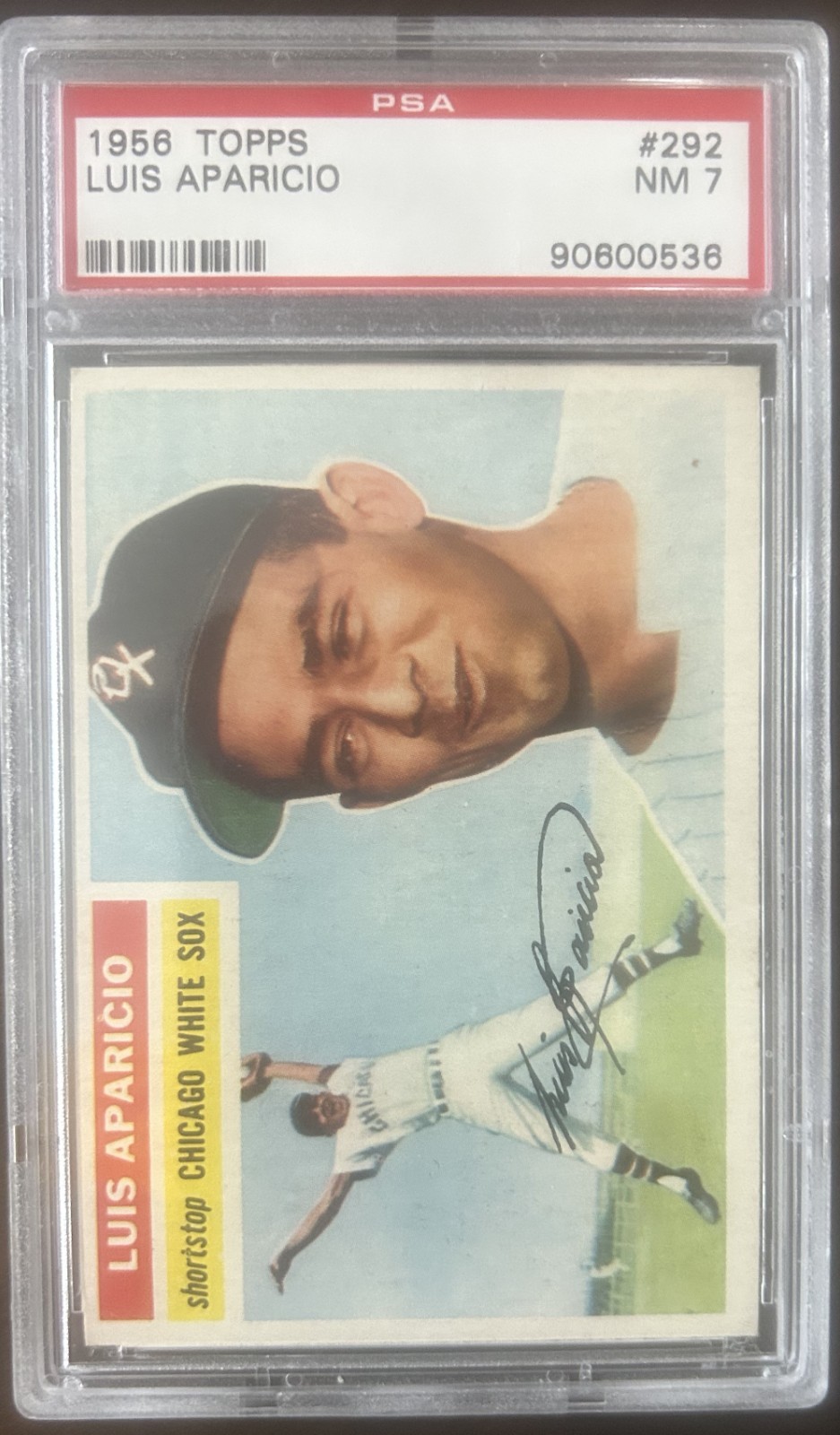 1956 Topps Baseball Luis Aparicio Rookie #292 PSA 7
