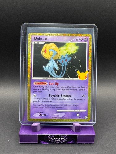Uxie Lv55 Pokemon 30th Celebration Classic Collection 43/146 Gold Holo Sugimori