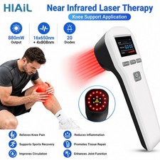 LLLT Cold Laser Therapy Red Light Device 20 Diodes for Back Neck Pain Relief