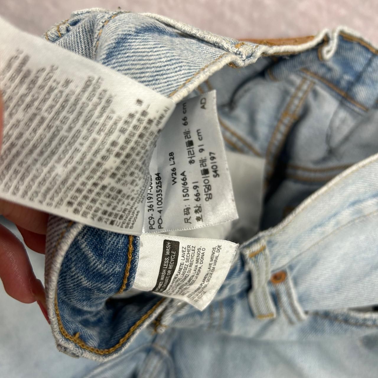 Levi's Shorts Levi 501 Cut Off Denim Shorts Men's 26 thumbnail 4