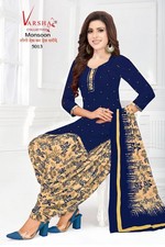 Salwar Kameez Suit Crepe Latest Synthetic Readymade Indian Pakistan Designer