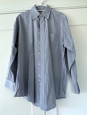 Vintage BROOKS BROTHERS Original Polo Shirt Blue Button-Down Long Sleeved 16-33