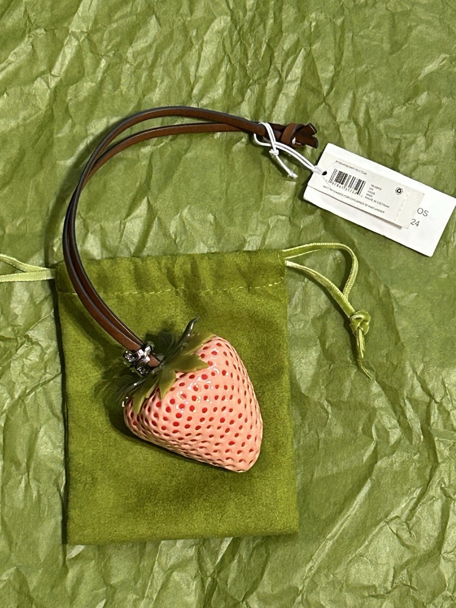 Tory Burch STRAWBERRY PINK Bag Charm - NEW | eBay