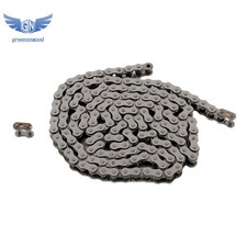 60H Roller Chain  10 feet  2 Connecting Links  Carbon Steel