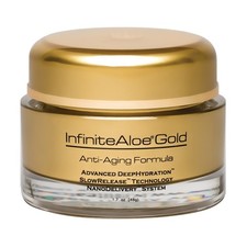 INFINITE ALOE ANTI-AGING GOLD CREAM Size 1.7 oz. / 48g. NEW