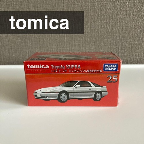 Tomica Premium 25 Toyota Supra Model Car Limited Edition Used