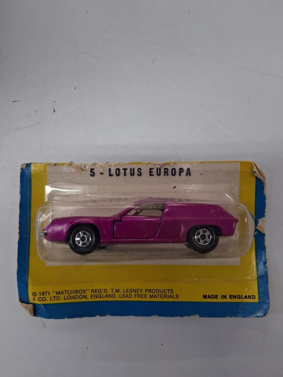 Voiture de course lotus Lesney d'allumettes vintage n° 19 - fabriquée en Angleterre - France