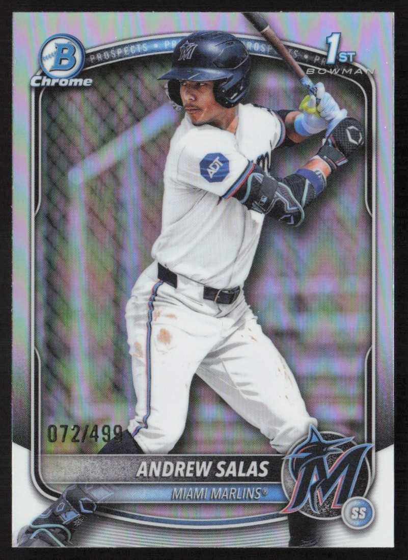 2025 Bowman Chrome Prospects Refractor 72/499 Andrew Salas #BCP-156 TS7
