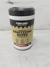 Firm Grip Pro Cleaning Disposable Hand Sanitizing Wipes. Alc Free (100 Wipes)