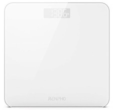 RENPHO Digital Bathroom Scale Core 1S Body Weight Scale 11"/280mm, White 