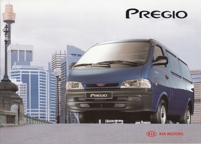 PROSPEKT BROCHURE KIA PREGIO 1997 -niederländisch-
