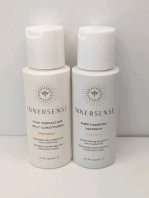 Innersense Pure Harmony Hairbath Shampoo & Inspiration Conditioner Set 2 fl oz