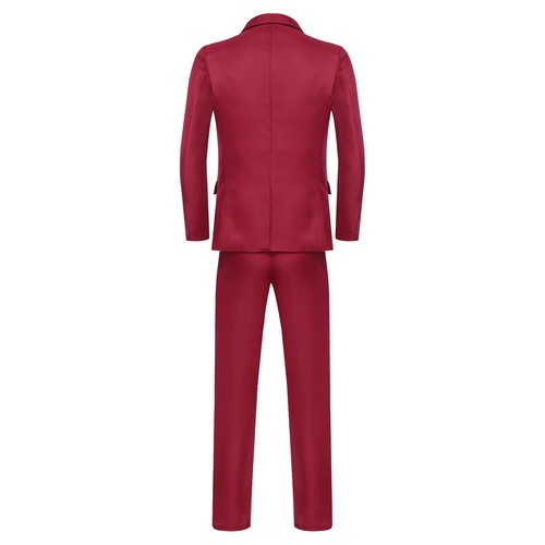 Freebily Mens Gentleman Suit Formal Dinner Suits Button Tuxedo Jacket AU - Picture 48 of 91