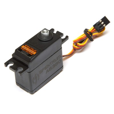 A6380 High Torque High Speed HV Standard RC Aircraft Servo: SPMSA6380, Black