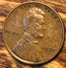 1937 Lincoln Wheat Cent Woody Improper Alloy Mix Unique Eye Appeal Error Penny