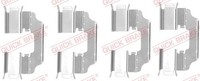 Quick Brake ZubehöRsatz, Scheibenbremsbelag 109-1770 FüR MERCEDES-BENZ Renault