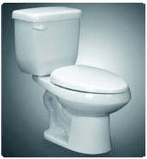 Western Pottery T8ULF-HP 1.2 Gal White Tank 12" Rough In