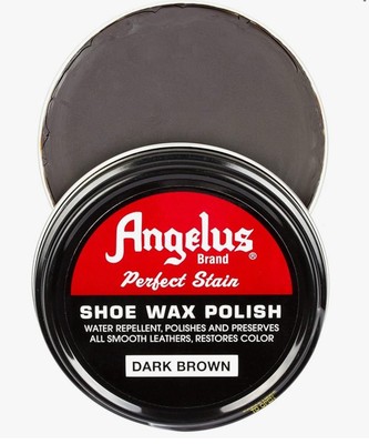 Angelus Perfect Stain Leder Schuh Stiefel Wachs Politur Pflege Conditioner Dunkelbraun 