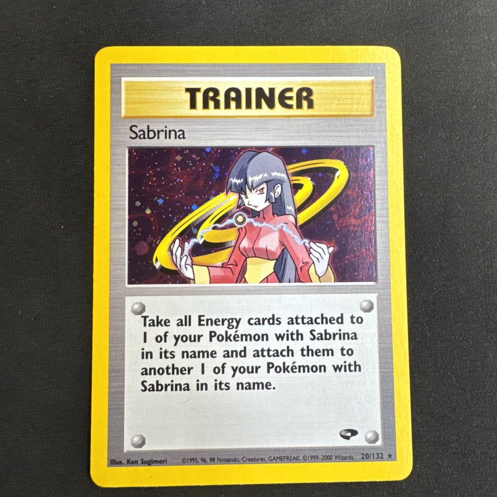 Sabrina 20/132 Gym Challenge Holo Trainer Pokemon