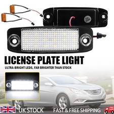 2x White LED License Number Plate Light 925103F000 For Hyundai Tucson 04-09 Kona