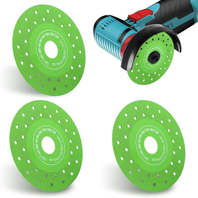 4.5'' Diamond Rock Slab Grinding Disc Set, 3 Pcs Rock Slab Grinding Disc, Ultr...