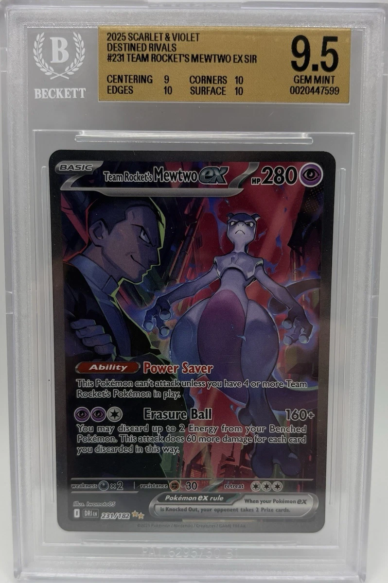 Pokémon TCG Rare Grade 9.5 Individual Collectible Card Game Cards