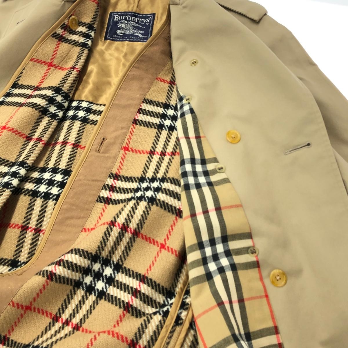 Burberry's Burberry's Trench Coat Lining Check Pattern Long Length Beige Women's thumbnail 4
