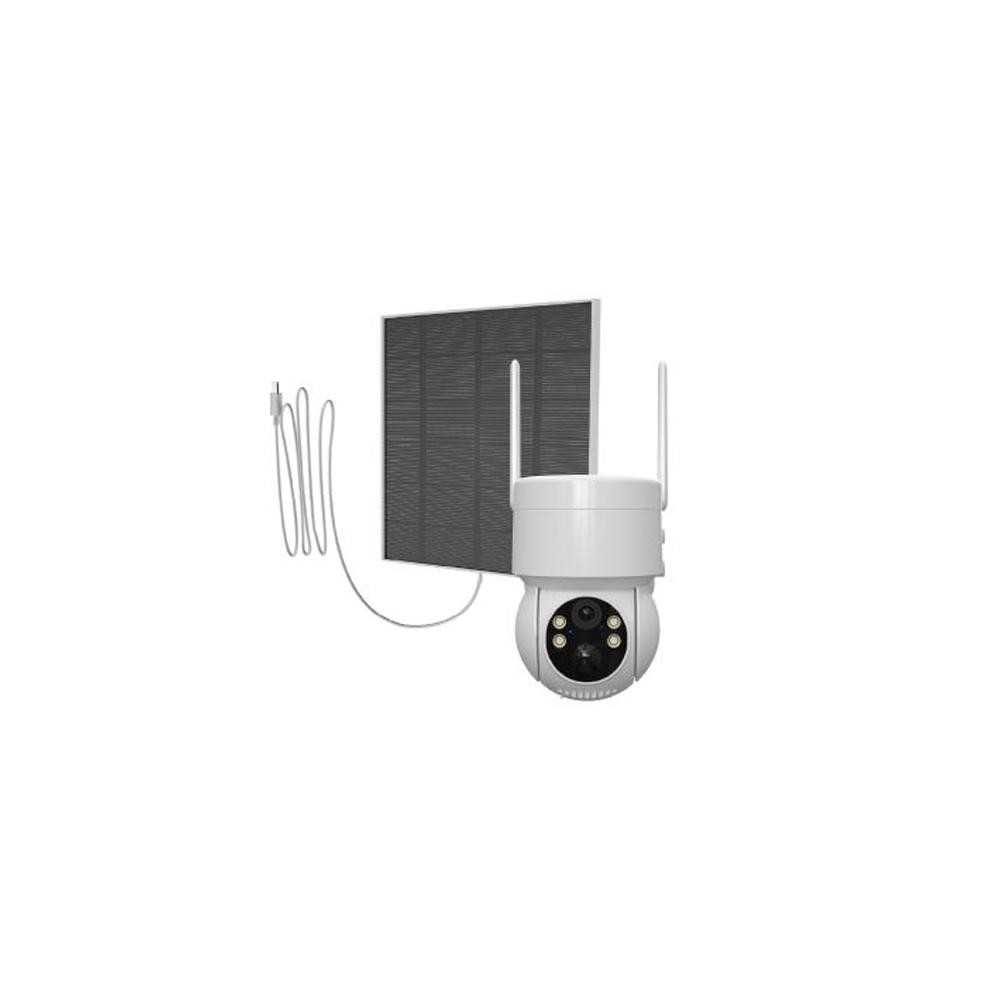 TELECAMERA SOLARE PTZ 4G 3MPX CON BATTERIA E PANNELLO INCLUSO