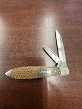 Case Knife Tony Bose Sycamore Wood Smooth Tear Drop. Rare