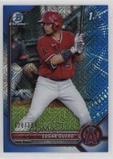 2022 Bowman Chrome Prospects Mega Box Blue Mojo Refractor /150 Edgar Quero 05ns