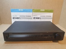 AKAI AT-K02/L FM/AM Stereo Tuner Hi-Fi Black Made in Japan, Good cond. w/books